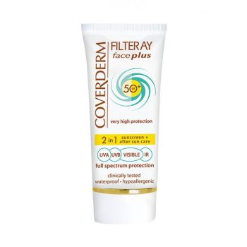 CoverDerm Filteray Plus 2 In 1 Sunblock Spf 50+ Fluid (Oily Skin ) 50ml