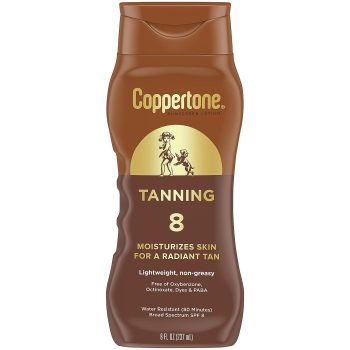 Coppertone Spf 8 Radiant Tanning Lotion 237ml