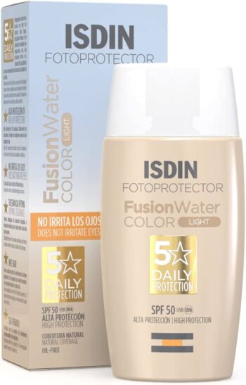 ISDIN Fotoprotector Fusion Water Sunblock SPF 50 LightTinted Fluid 50ml