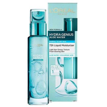 Loreal Hydra Genius Aloe Water (Normal To Dry Skin) Moisturising Gel 70 ml