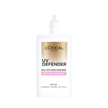 Loreal UV Defender SPF 50+ Instant Bright Anti-Aging Sunblock 50ml