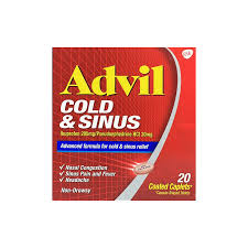 Advil Cold & Sinus 20 Capsules