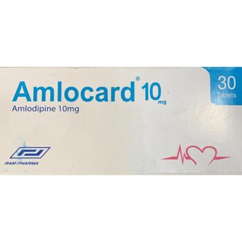 Amlocard 10mg 30 Tablets