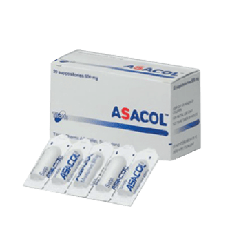 Asacol 500mg 20 suppositories