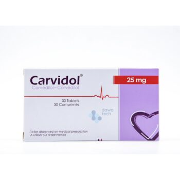 Carvidol 25mg 30 Tabets