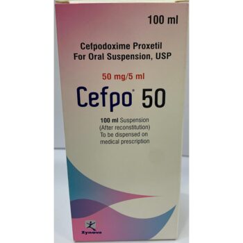 Cefpo 50mg/5ml Suspension 100ml