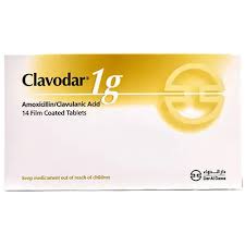 Clavodar 1g 14 Tablets