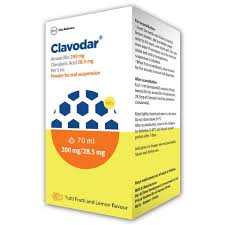 Clavodar 200mg 70ml Suspension