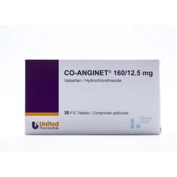 Co Anginet 160/12.5mg 30 Tablets