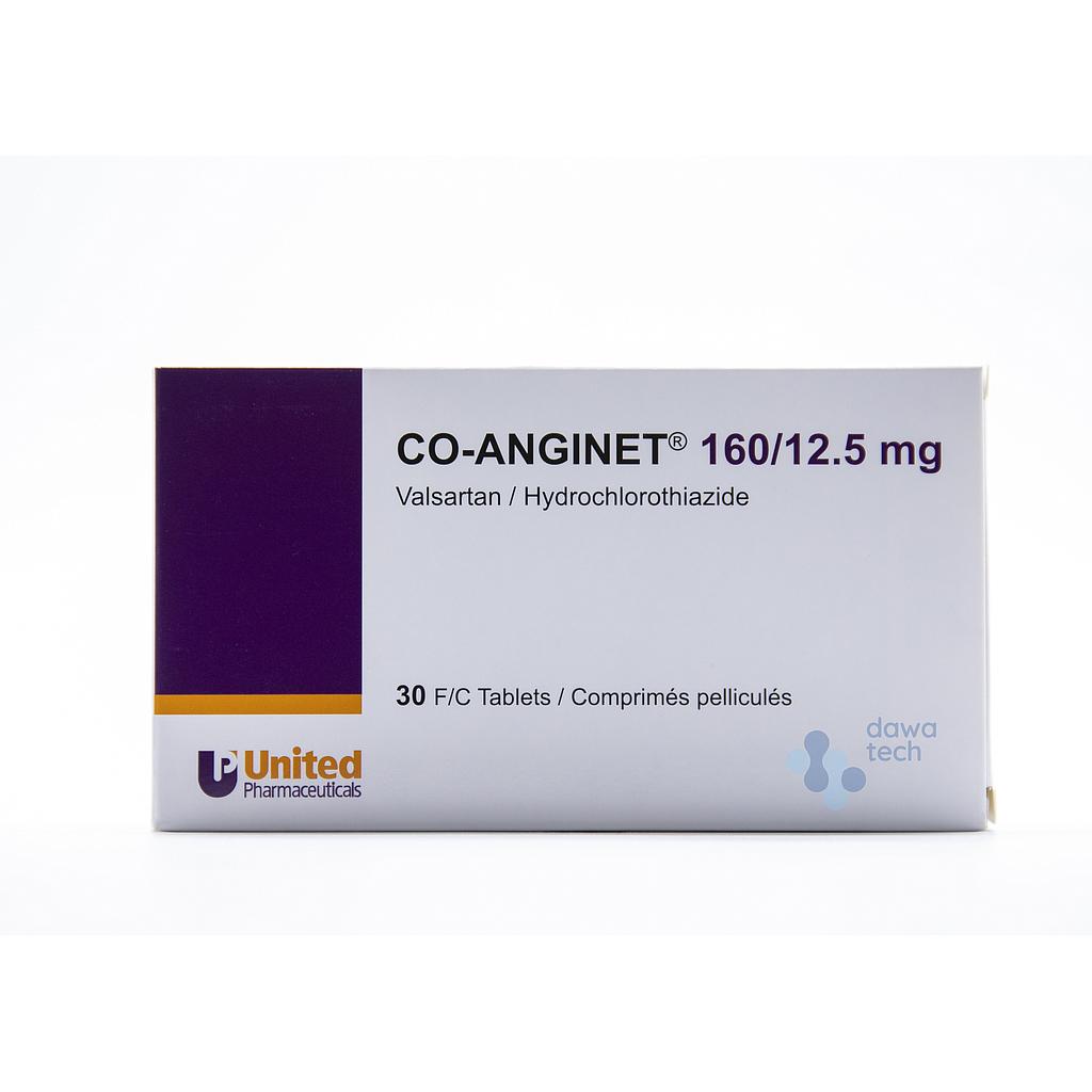 Co Anginet 30 Tablets Co Anginet 160/12.5mg 30 Tablets