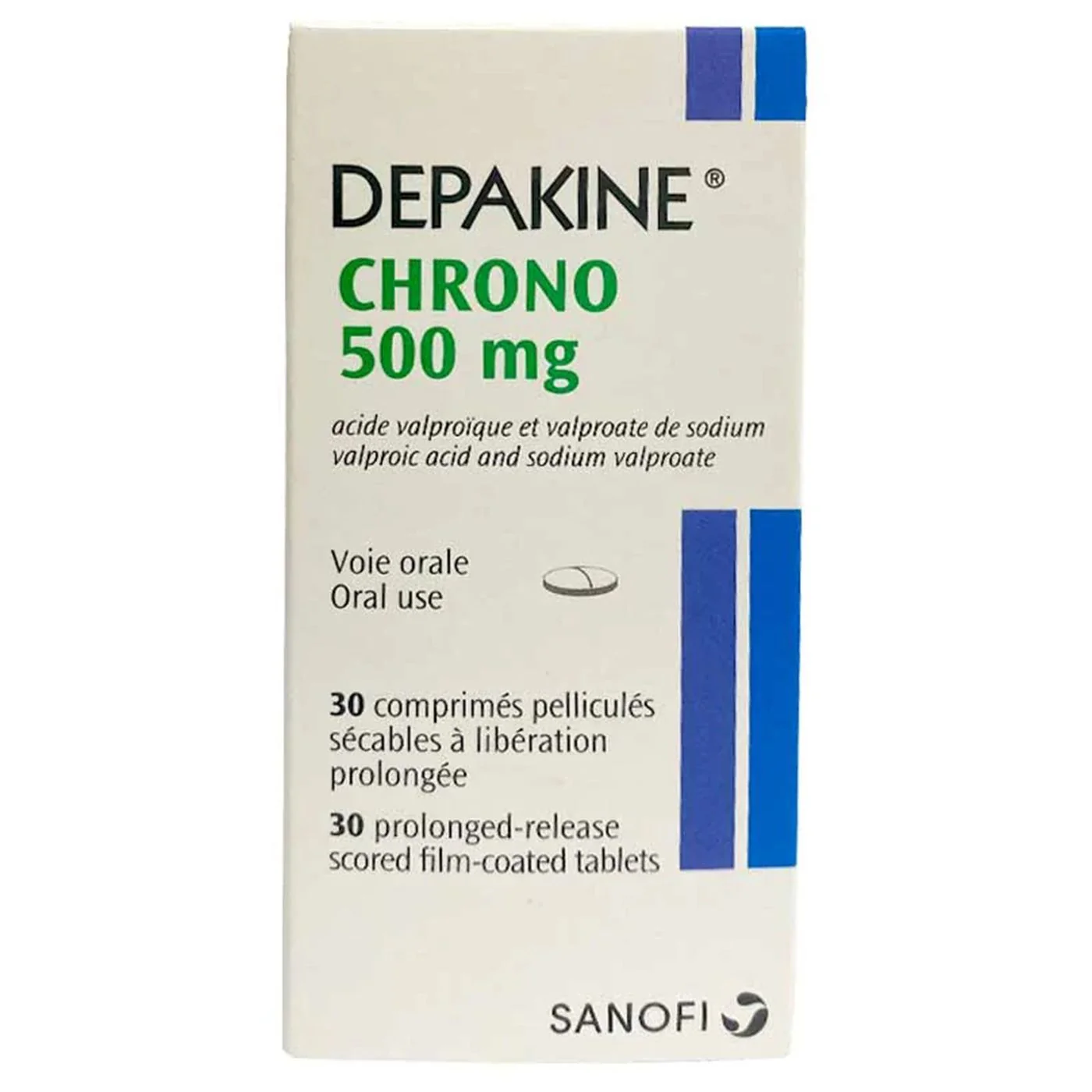 Depakine Chrono 500mg 30 Tablets Depakine Chrono 500mg 30 Tablets