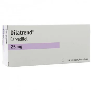 Dilatrend 25mg 30 Tablets