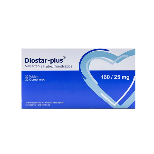 Diostar Plus 30 Tablets Diostar Plus 160/25mg 30 Tablets
