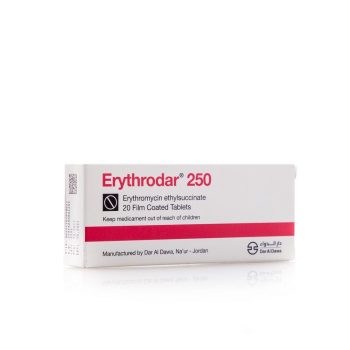 Erythrodar 250mg 20 Tablets