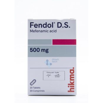 Fendol D.S 500mg 20 Tablets