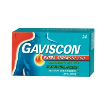Gaviscon Extra 500mg 24 Tablets