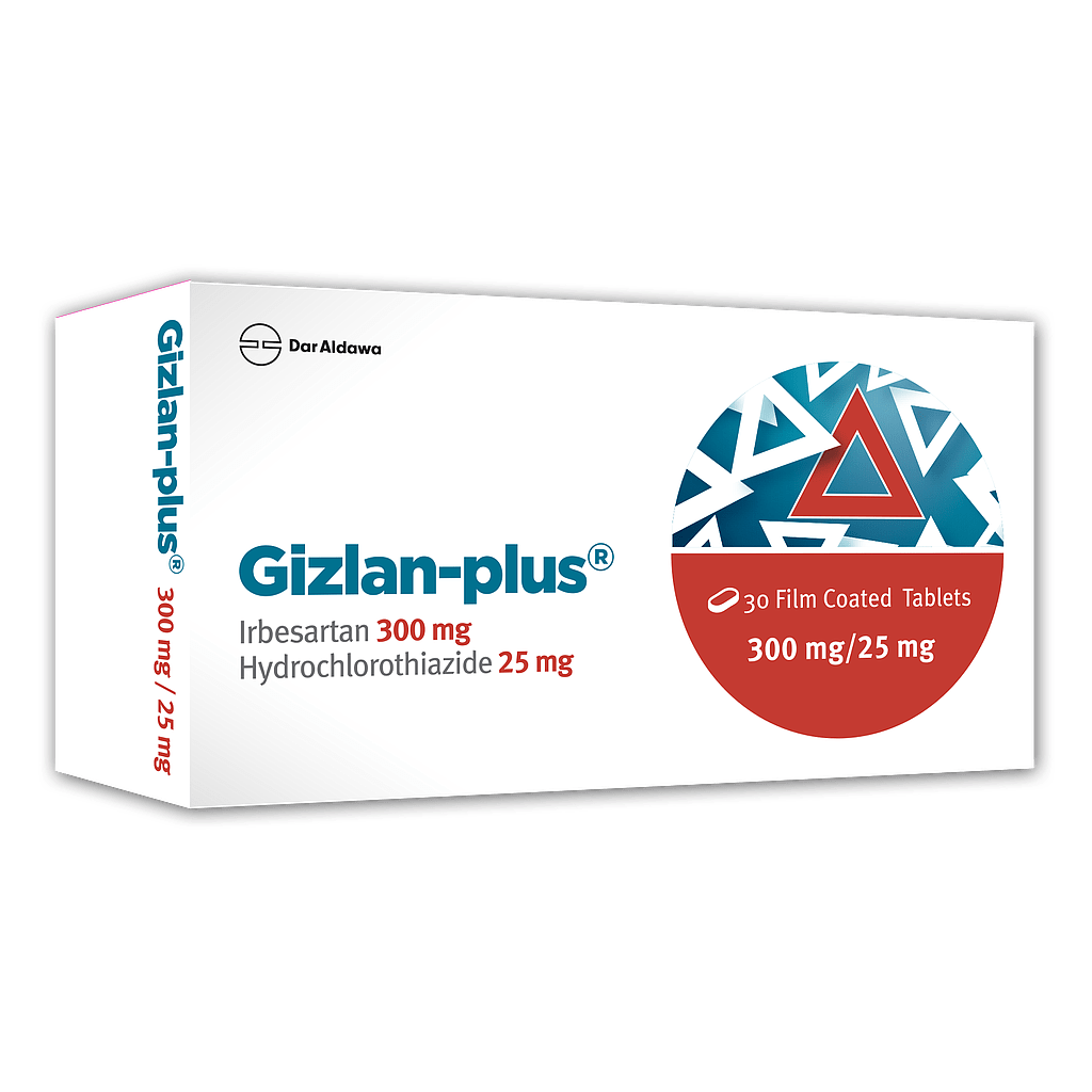 Gizlan Plus Gizlan Plus 300/25mg 30 Tablets
