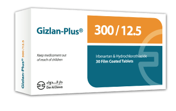 Gizlan Plus 300/12.5mg 30 Tablets