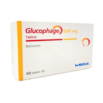 Glucophage 500mg 50 Tablets