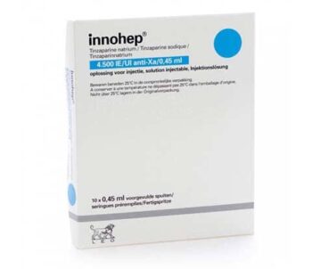 Innohep 4,500 IU/ 0.45 ml 10 Ampoules