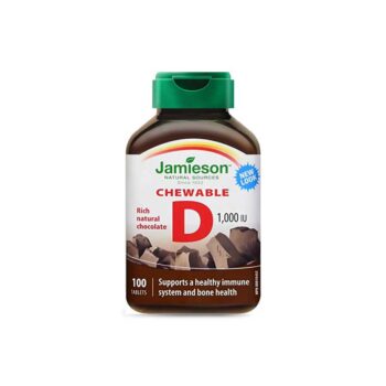 Jamieson Vitamin D3 1,000 IU 100 Chew Tablets