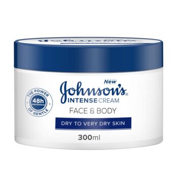 Johnsons 48H Intense Face and Body Cream 300ml