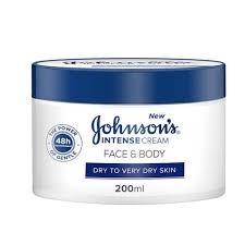Johnsons 48H Intense Face and Body Cream 200ml