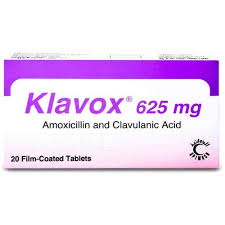 Klavox 625mg 20 Tablets