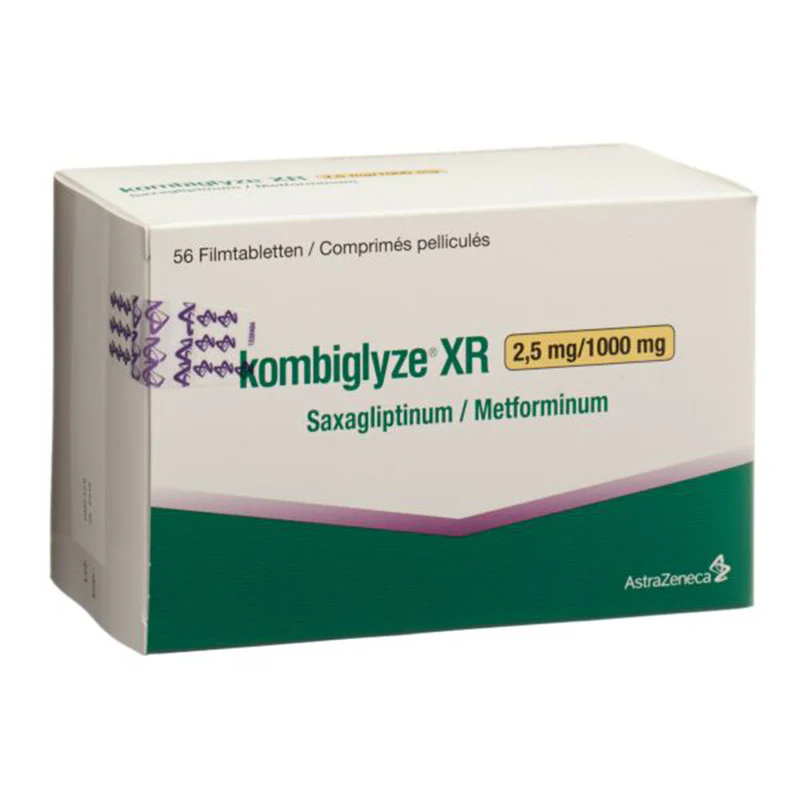 Kombiglyze XR 56 Tablets Kombiglyze XR 2.5/1000mg 56 Tablets