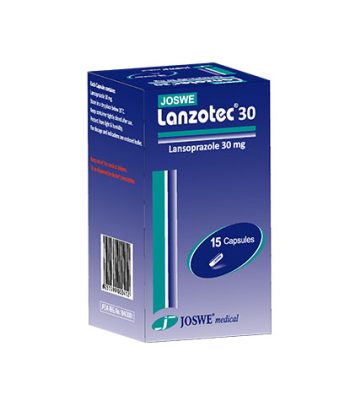 Lanzotec 30mg 15 Capsules