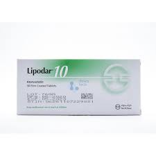 Lipodar 10mg 30 Tablets