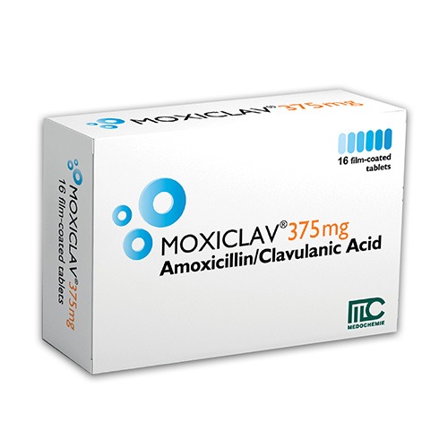 Moxiclav 375mg 20 Tablets Moxiclav 375mg 20 Tablets