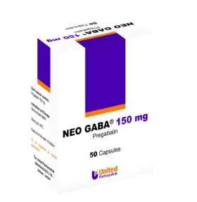 Neo Gaba 150mg 50 Capsules