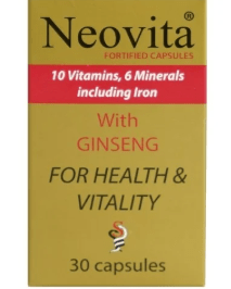 Neovita Fortified With Ginseng 30 Capsules