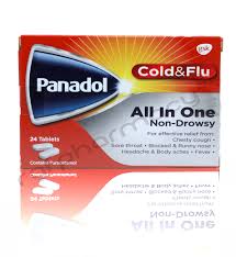 Panadol Cold & Flu All In One 24 Tablets
