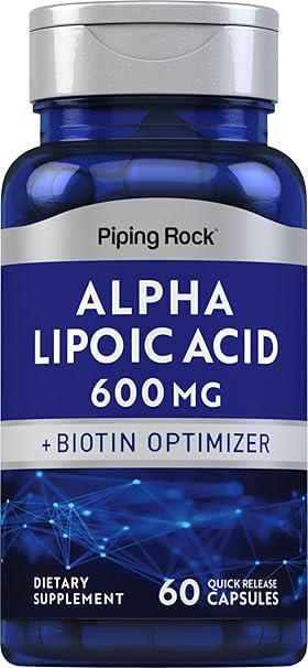 Puritans Pride Alpha Lipoic Acid 600 mg 60 Capsules