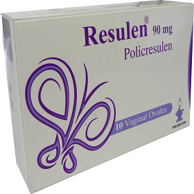 Resulen 90mg 10 Vaginal Ovules