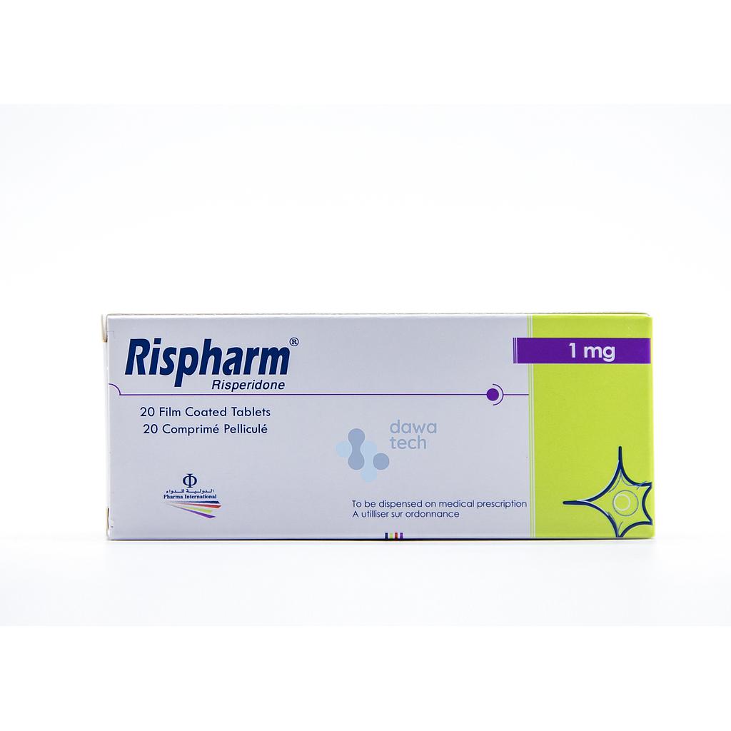 Rispharm 1mg 20 Tablets Rispharm 1mg 20 Tablets