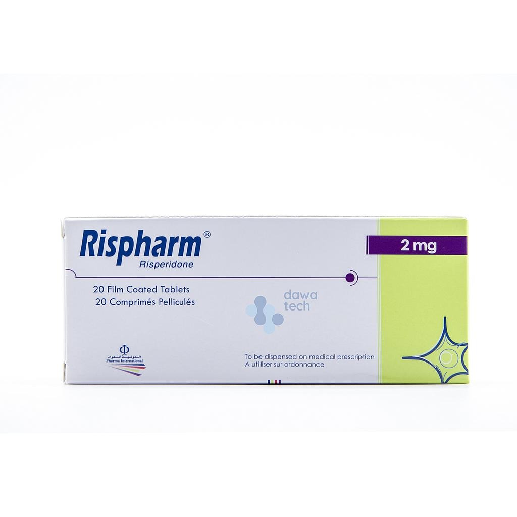 Rispharm 2mg 20 Tablets Rispharm 2mg 20 Tablets