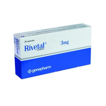 Rivetal 3mg 28 Capsules