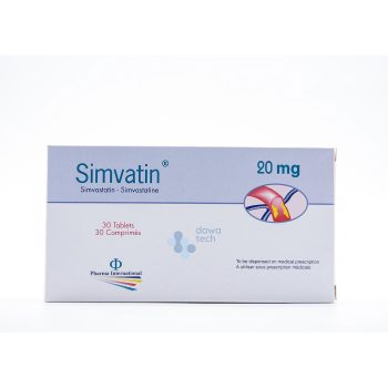 Simvatin 20mg 30 Tablets