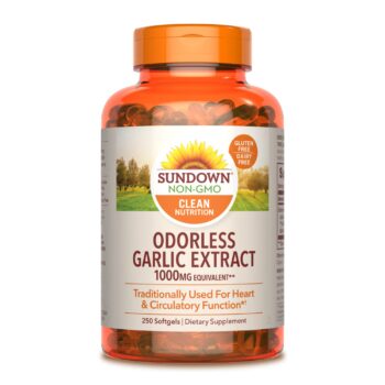 Sundown Odorless Garlic 75mg 100 Capsules
