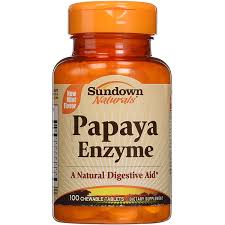 Sundown Papaya Enzyme 100 Chew tablets