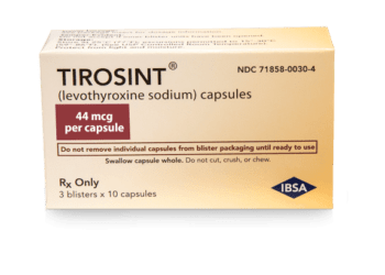 Tirosint 50mcg 100 Capsules