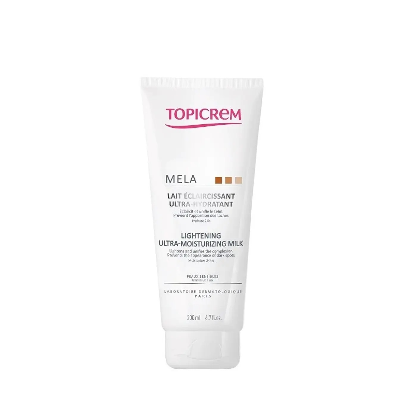 Topicrem Mela Unifying Ultra Moisturising Body Milk 200ml Topicrem Mela Unifying Ultra Moisturising Body Milk 200ml