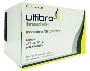 Ultibro Breezhaler 110/50mcg 30 Capsules and Inhaler
