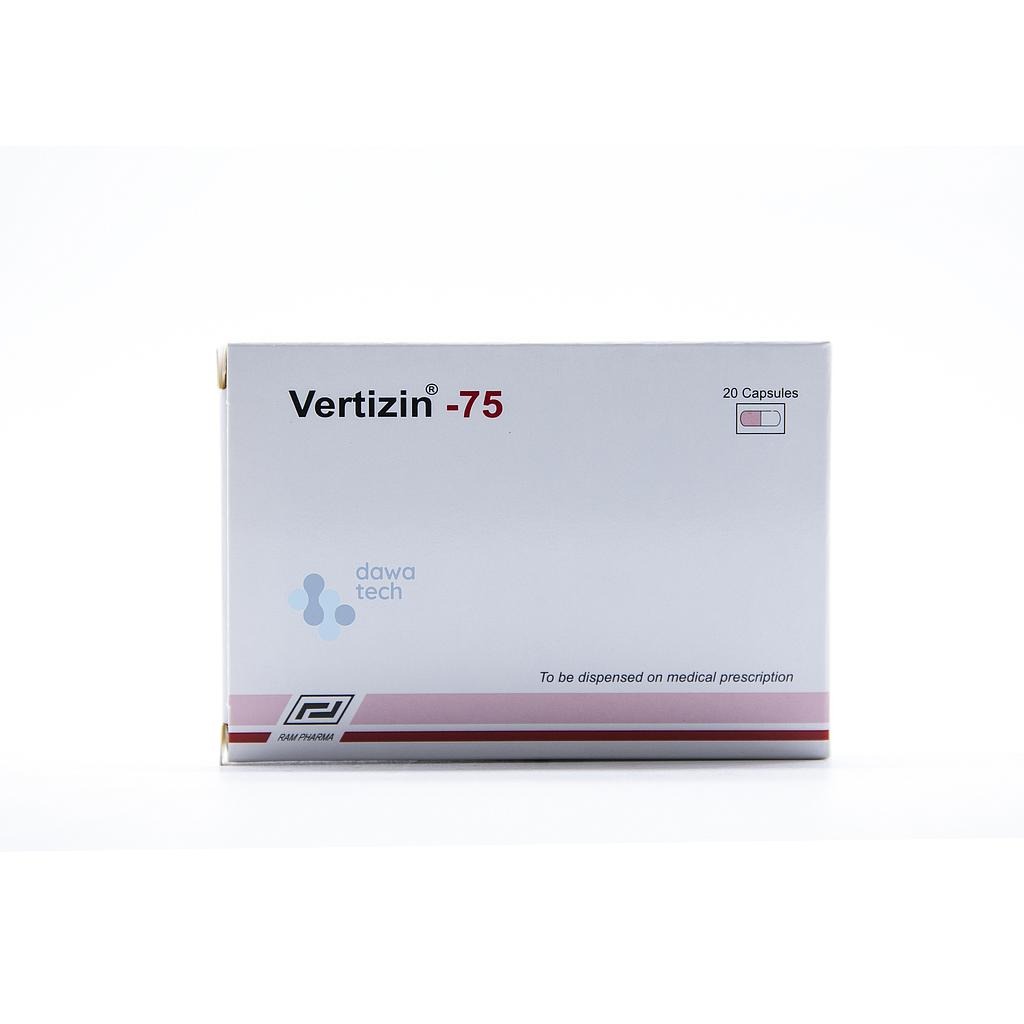Vertizin 75mg 20 Tablets Vertizin 75mg 20 Tablets