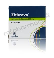 Zithrova 250 mg 6 Capsules