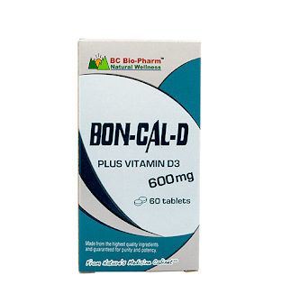 Bio Pharm Bon-Cal D 600 mg 60 Tablets