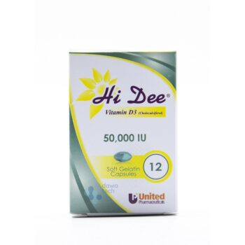 Hi Dee Vitamin D3 50,000 IU 12 Capsules